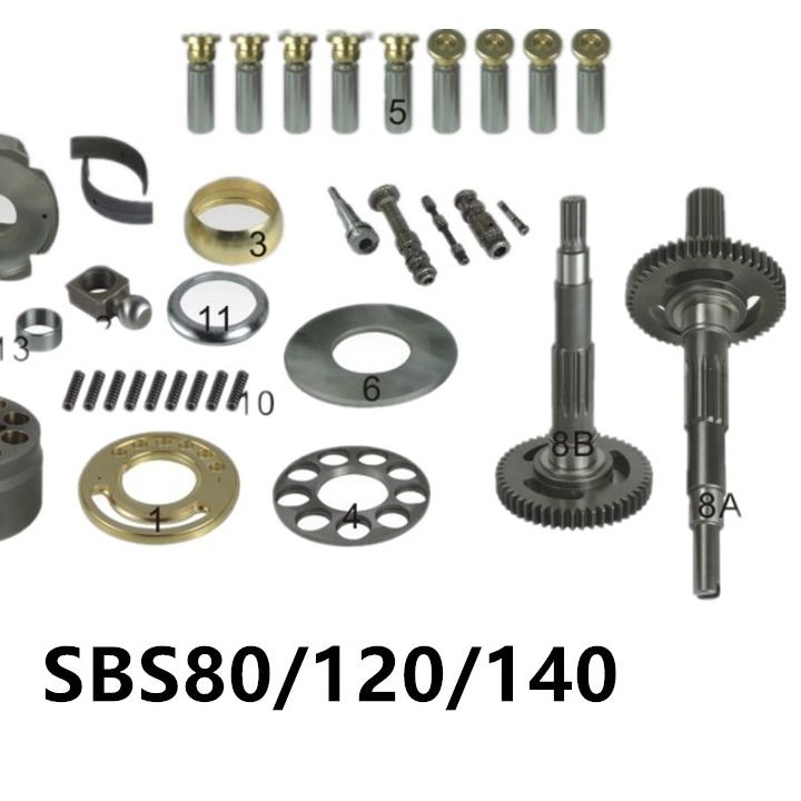 SBS80 SBS120 SBS140 발굴기 수압 펌프 부품, 325C 고양이 펌프 부품